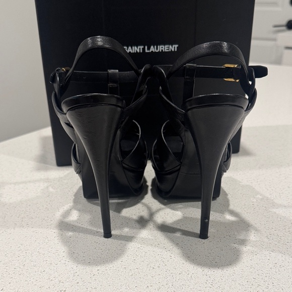 Saint Laurent Black Tribute heels- Size 37 - Picture 5 of 7